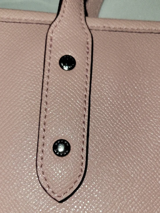 Coach Blush Pink Leather Tote with Double Straps - Picture 3 of 15